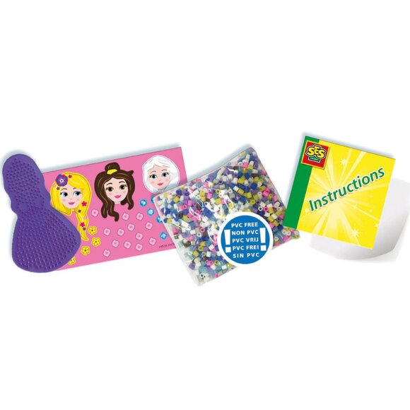 New in Box SES  Iron on Glitter Beads Beedz Princesses 1400 Pcs For Age 5+ - Picture 7 of 16